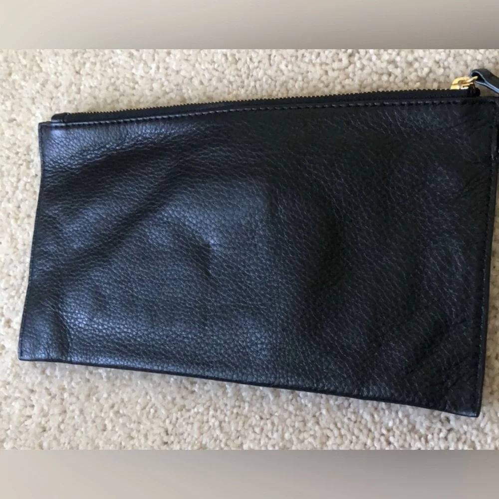 Michael Kors Fulton Clutch/Wristlet - Black with gold accents - Picture 4 of 12